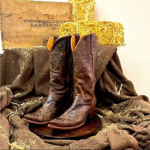 Old Gringo Viridiana boots; brown; size 8